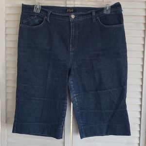 FYLO Dark Wash Jean Shorts, Size 16